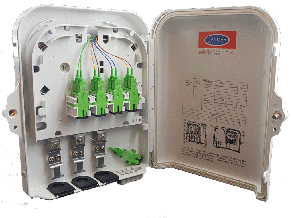 Preamplificador NAP 1x8 FTTH-012 - COMCAST-SA